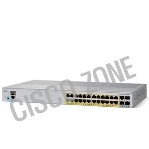 시스코 WS-C2960L-24PS-AP / 24 port GigE With PoE, 4 x 1G SFP, LAN Lite